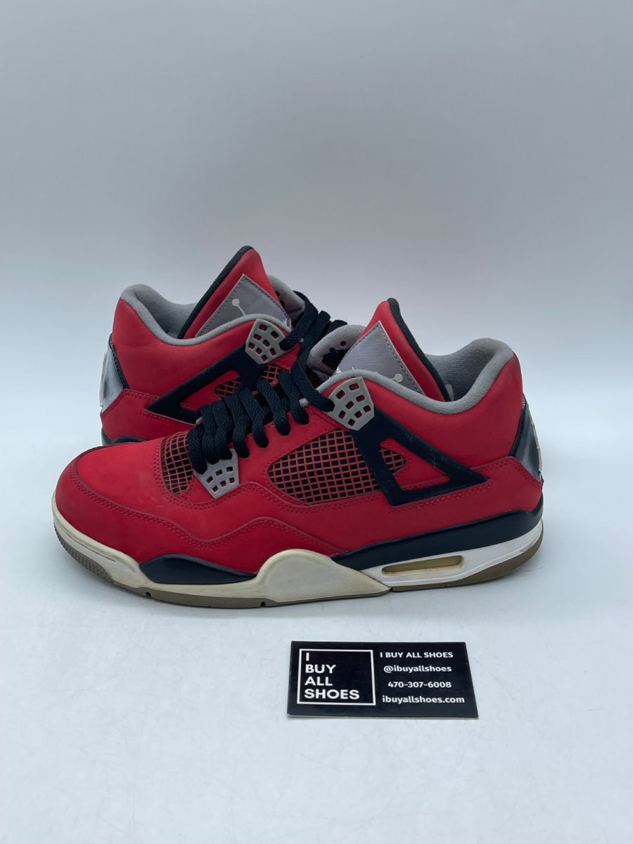 Jordan 4 Retro Toro Bravo 8.5 (Heavily Worn Pre-Owned) - Image 1