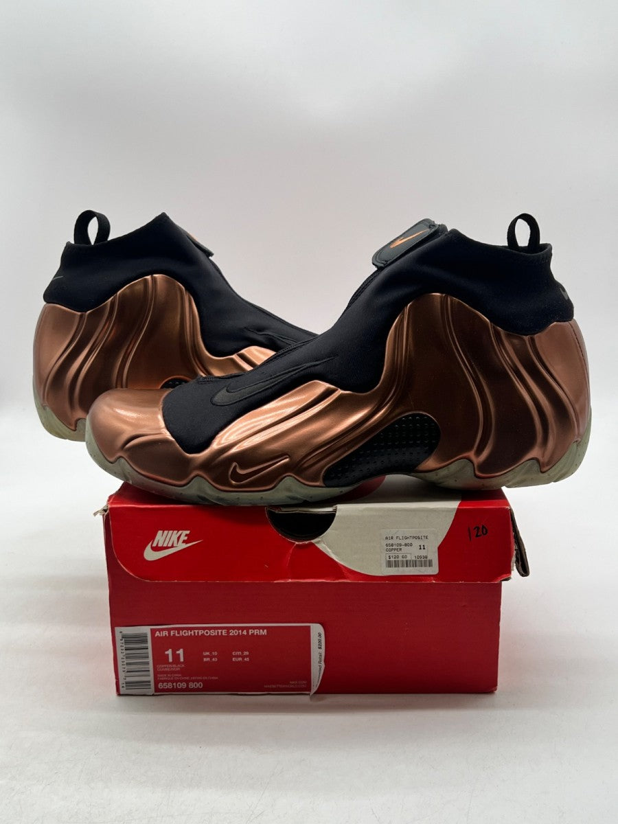 Nike Air Flightposite Copper (2014) 11 (Lightly Worn Pre-Owned)NikeCopper/Black - Image 1
