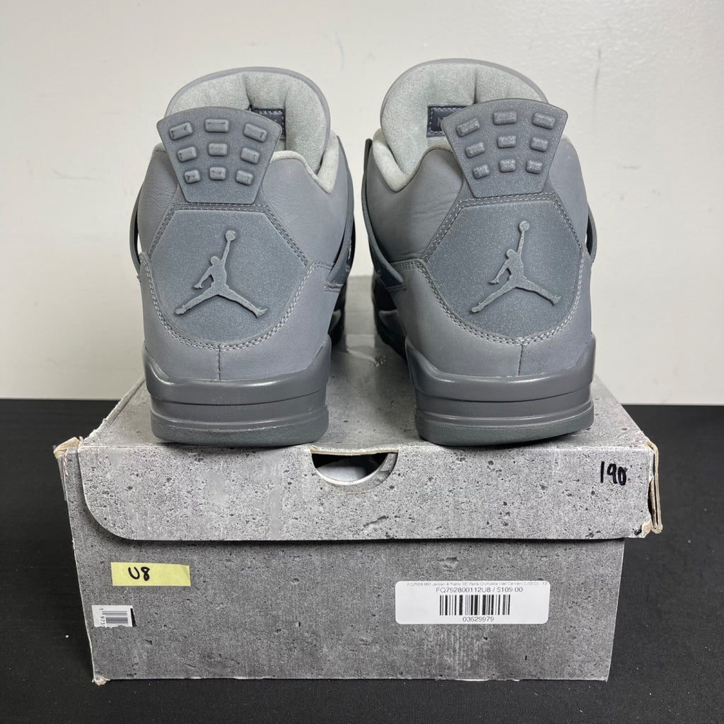 Jordan 4 Retro SE Paris Olympics Wet Cement 12 (Moderately Worn Pre-Owned)JordanSmoke Grey/Iron Grey/Cement Grey/Particle Grey - Image 4