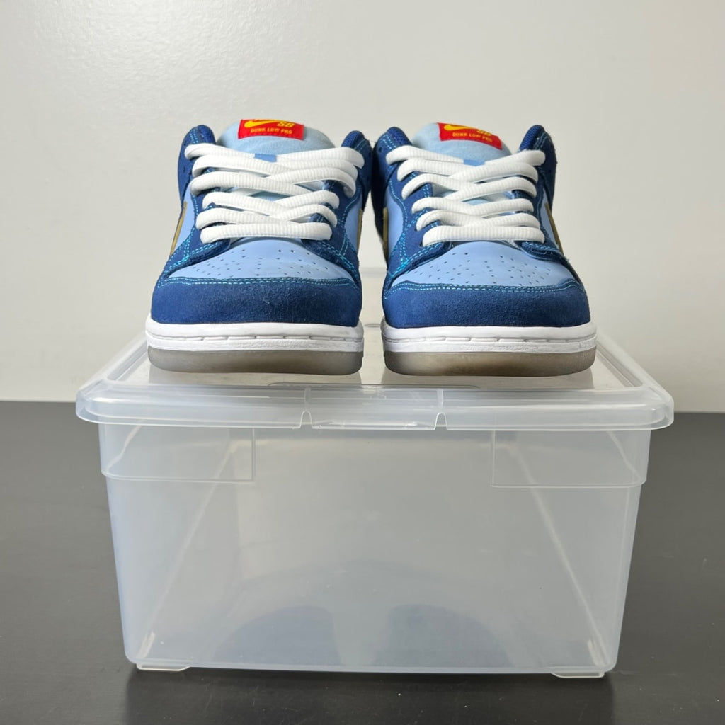 Nike SB Dunk Low Pro Why So Sad? 8 (Moderately Worn Pre-Owned)NikeCoastal Blue/Coastal Blue-Light Current Blue - Image 2