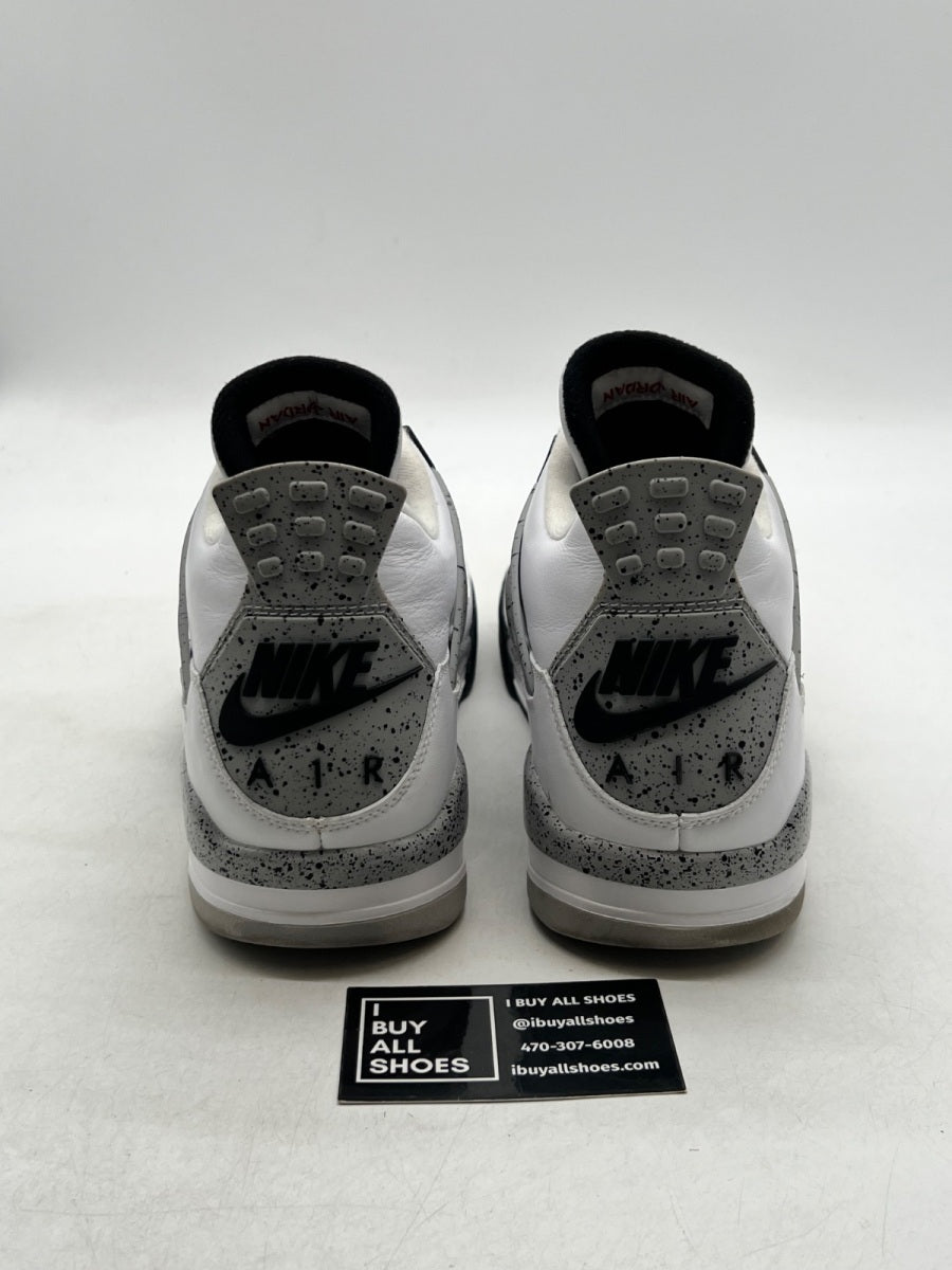 Jordan 4 Retro White Cement (2016) 12 (Moderately Worn Pre-Owned) - Image 5