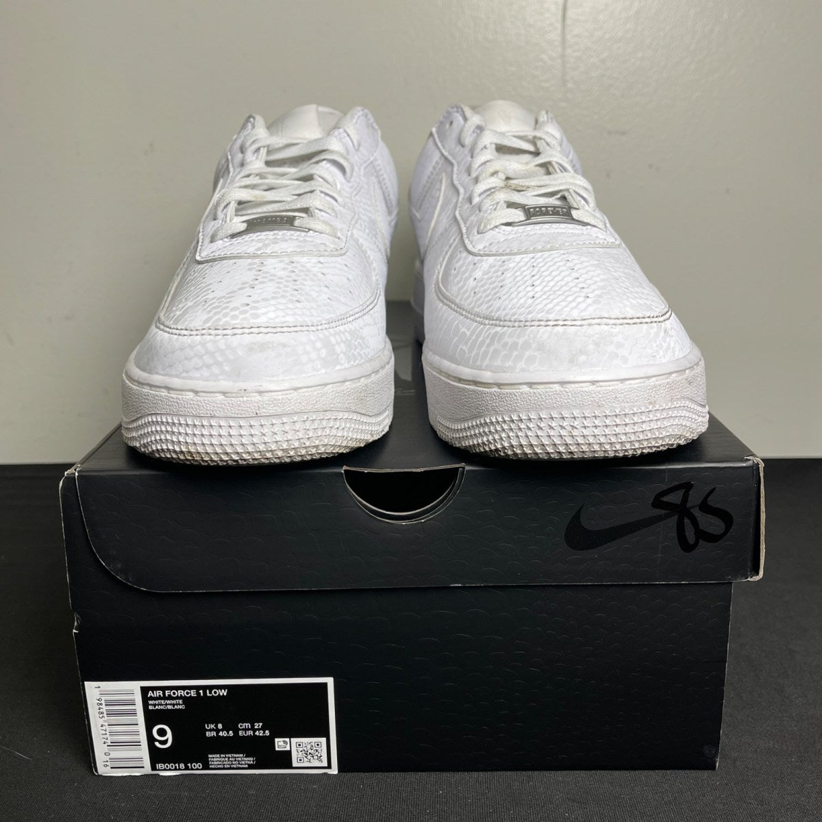 Nike Air Force 1 Low Kobe Bryant Forever White (Size 9) - Image 2