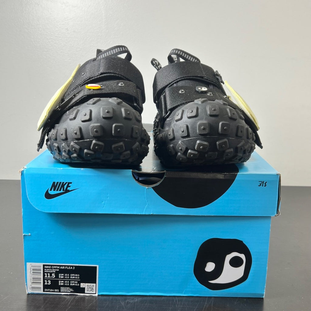 Nike CPFM Air Flea 2 Cactus Plant Flea Market Black Alabaster 11.5 (Lightly Worn Pre-Owned)NikeBlack/Alabaster - Image 2