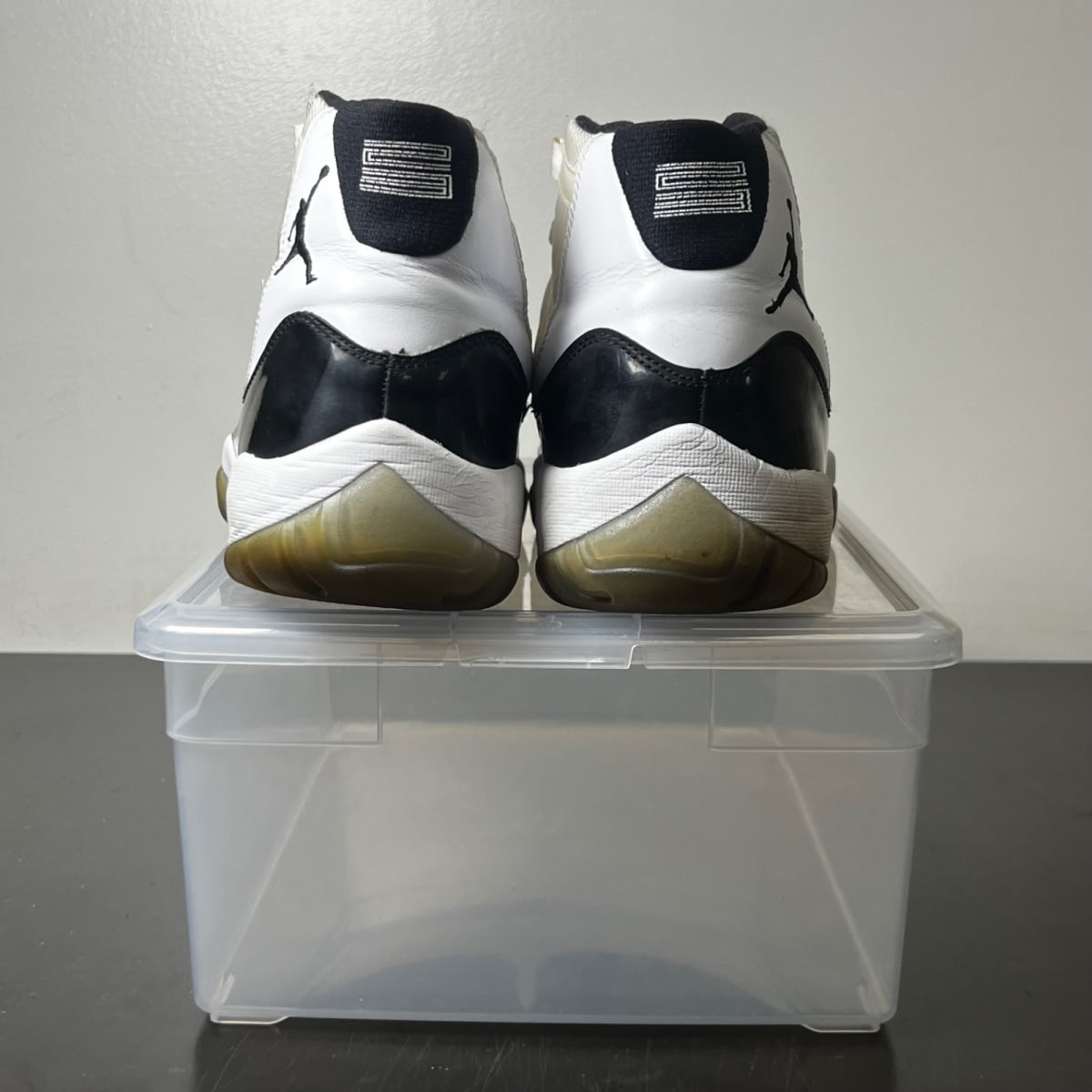 Jordan 11 Retro Concord (2011) 12 (Heavily Worn Pre-Owned)JordanWhite/Black-Dark Concord - Image 6