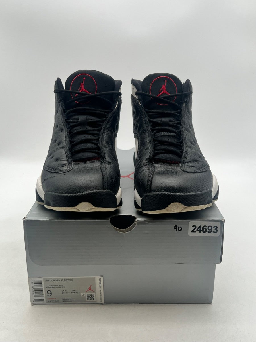 Jordan 13 Retro Reverse He Got Game 9 (Heavily Worn Pre-Owned)JordanBlack/Gym Red-White - Image 2