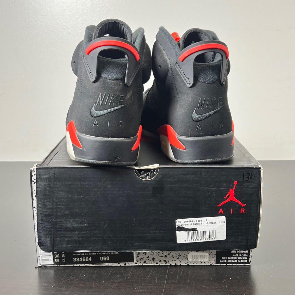 Jordan 6 Retro Black Infrared (2019) 11 (Lightly Worn Pre-Owned)JordanBlack/Infrared - Image 4