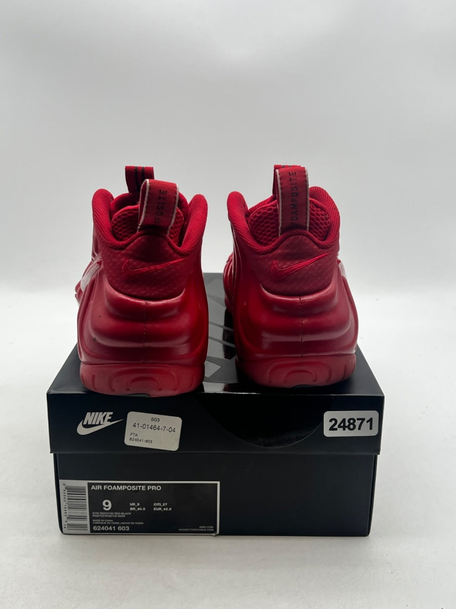 Nike Air Foamposite Pro Red October 9 (Lightly Worn Pre-Owned)NikeGym Red/Gym Red-Black - Image 6
