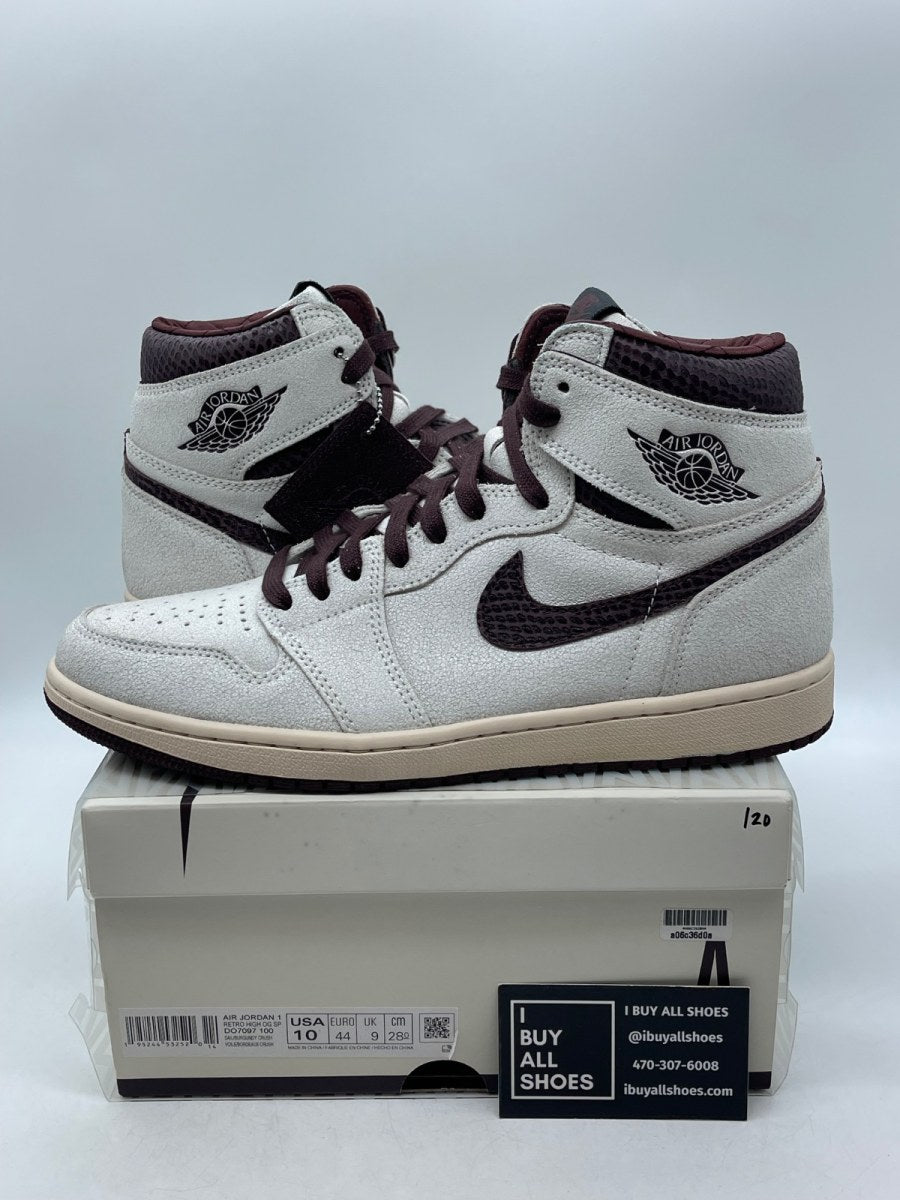 Jordan 1 Retro High OG A Ma Maniére 10 (Moderately Worn Pre-Owned) - Image 1
