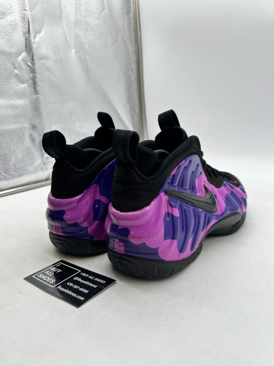 Nike Air Foamposite Pro Purple Camo 9 (Lightly Worn Pre-Owned) - Image 5