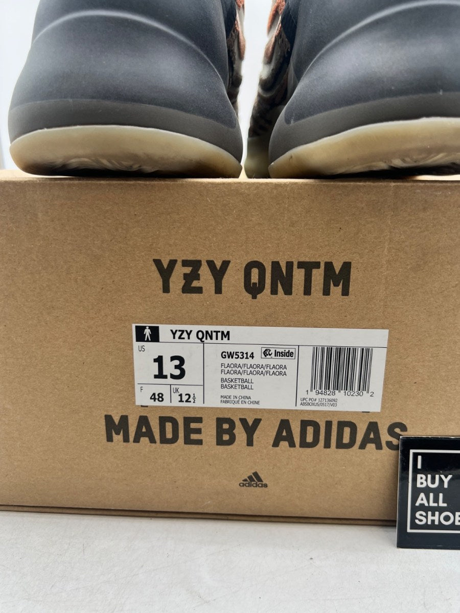 adidas Yeezy QNTM Flash Orange 13 (Lightly Worn Pre-Owned) - Image 6