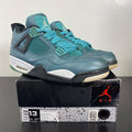 Jordan 4 Retro Teal 13 (Moderately Worn Pre-Owned)JordanTeal/White-Black-Retro - Image 1