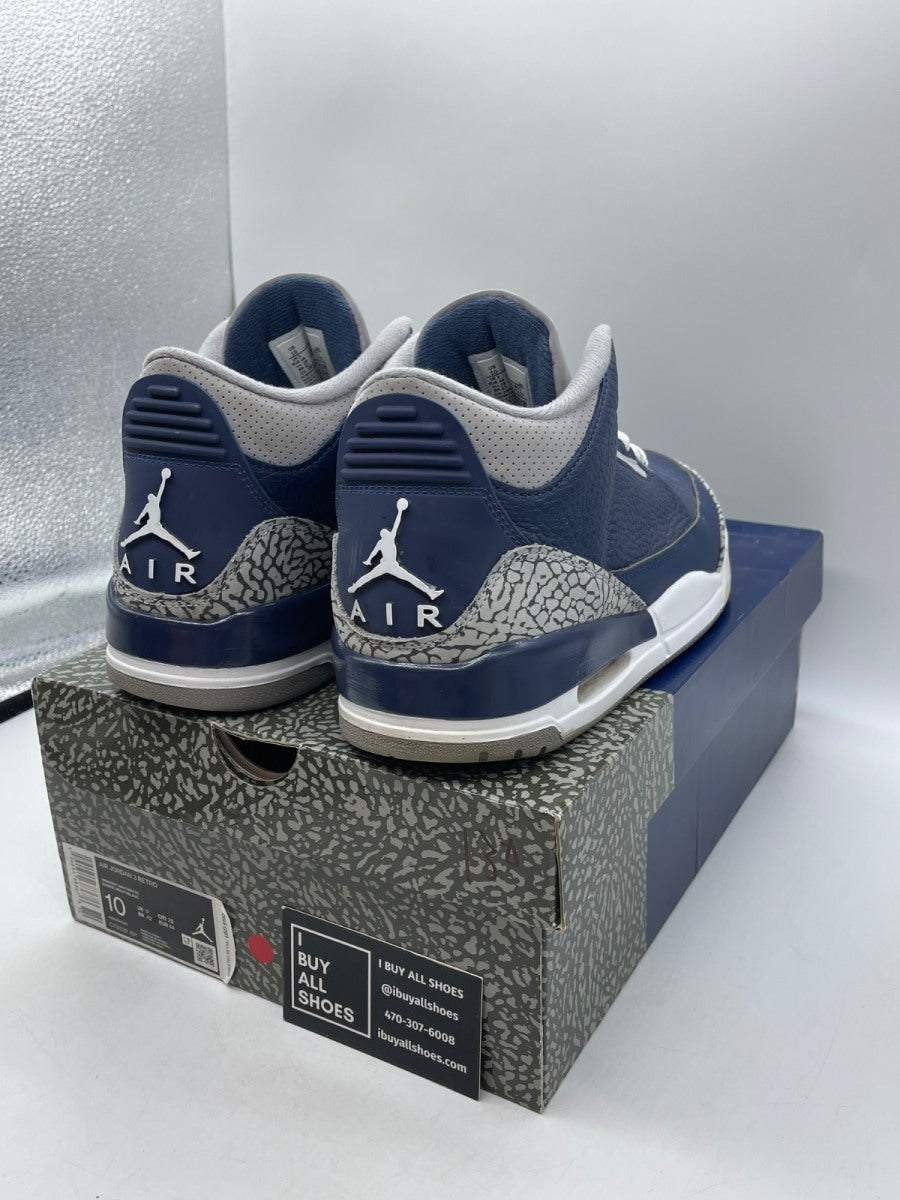 Jordan 3 Retro Georgetown (2021) 10 (Moderately Worn Pre-Owned) - Image 5