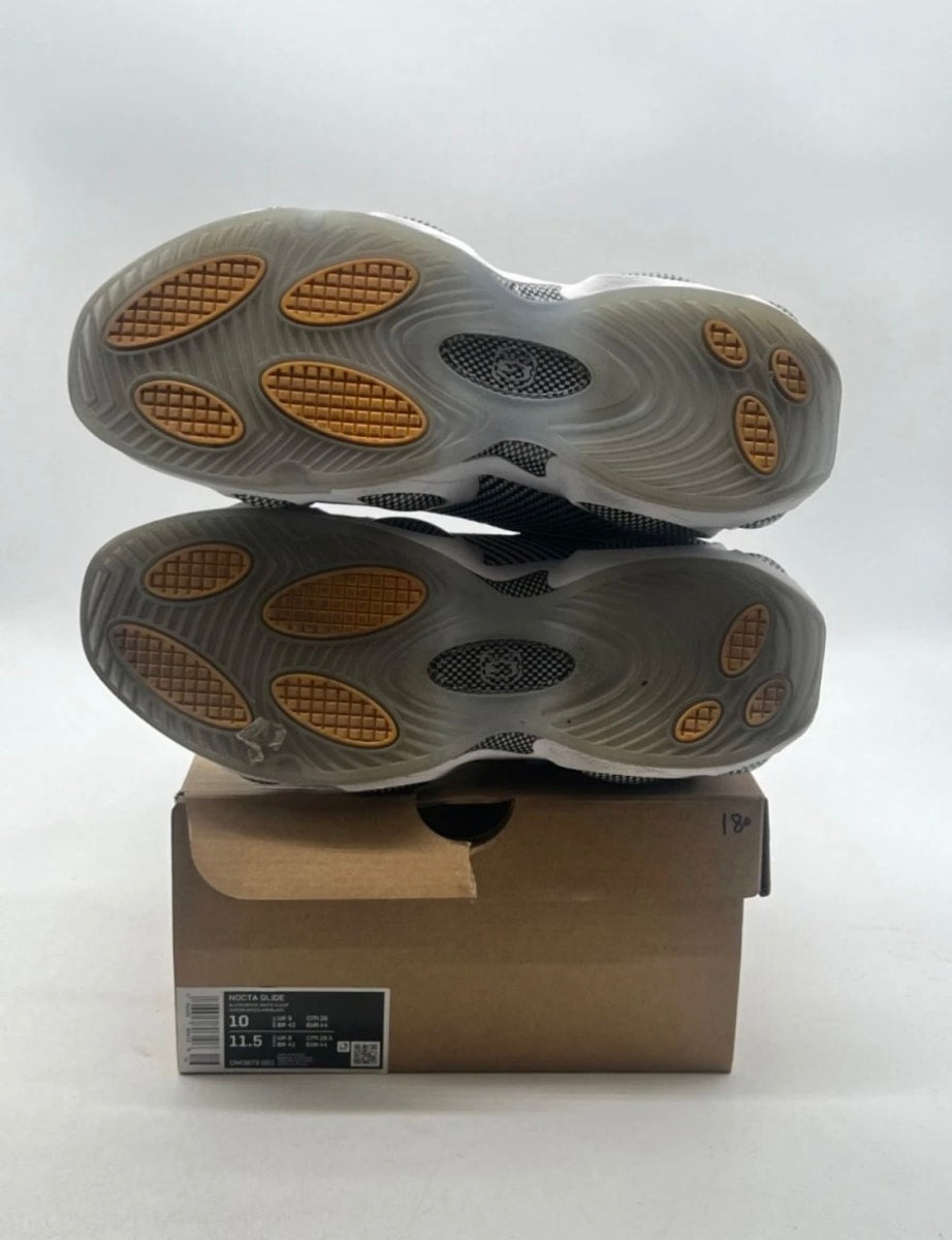 Nike NOCTA Glide Drake Black 10 (Lightly Worn Pre-Owned)NikeBlack/White-White-Clear - Image 8