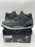 Jordan 3 Retro Fear Pack (2023) 11 (Moderately Worn Pre-Owned) - Image 1