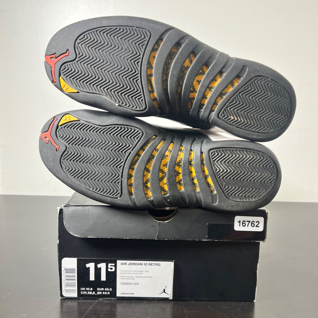 Jordan 12 Retro Taxi (2013) 11.5 (Heavily Worn Pre-Owned)JordanWhite/Black-Taxi - Image 6