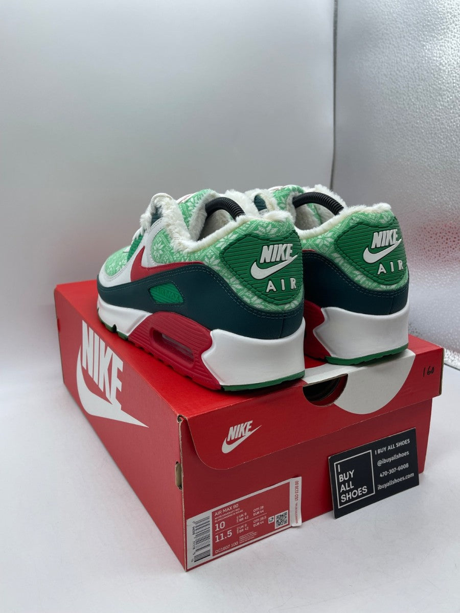 Nike Air Max 90 Nordic Christmas (2020) 10 (Moderately Worn Pre-Owned) - Image 4