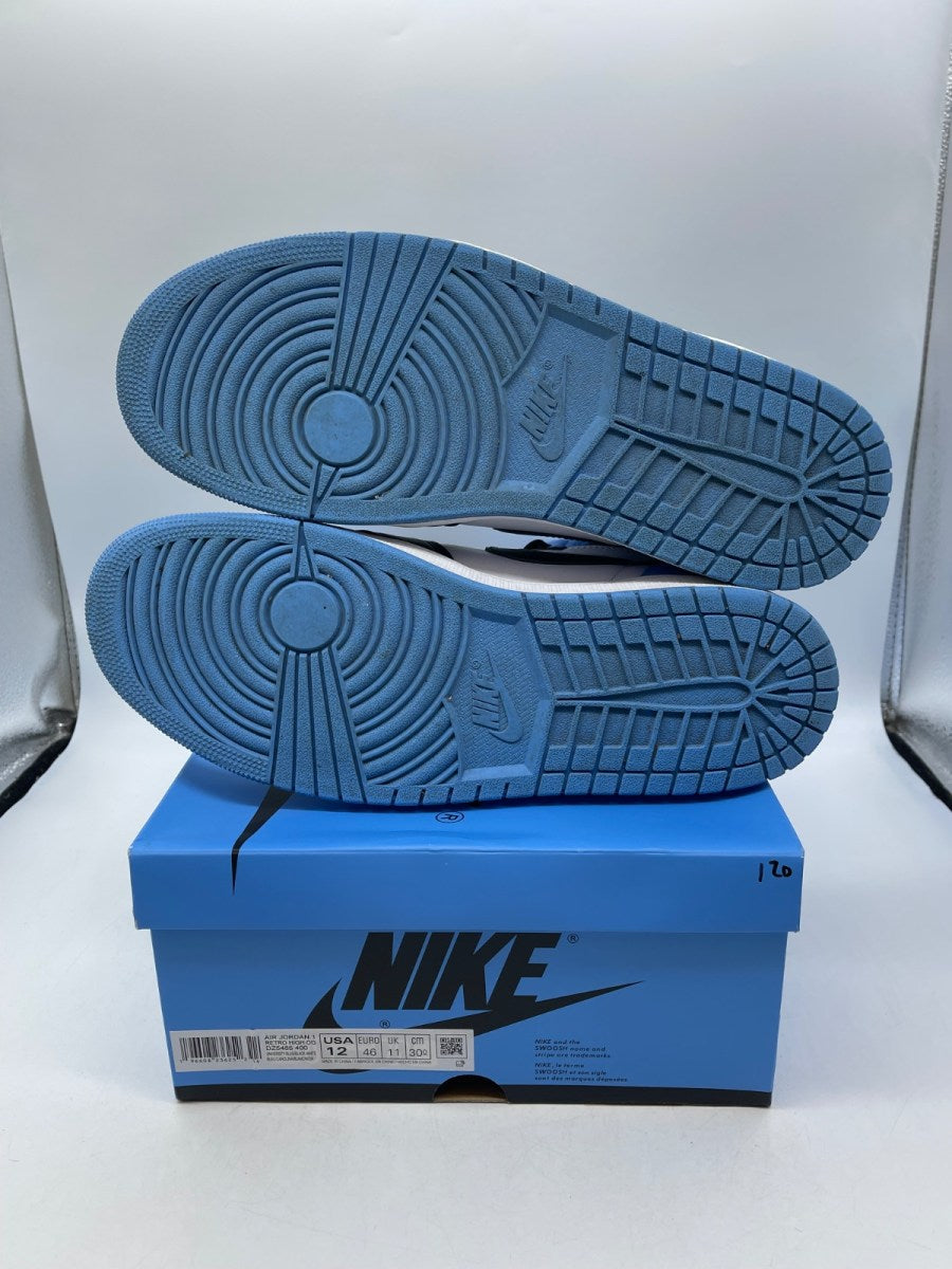 Jordan 1 Retro High OG UNC Toe 12 (Moderately Worn Pre-Owned) - Image 7