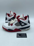 Jordan 4 Retro Fire Red (2012) 10 (Heavily Worn Pre-Owned) - Image 1