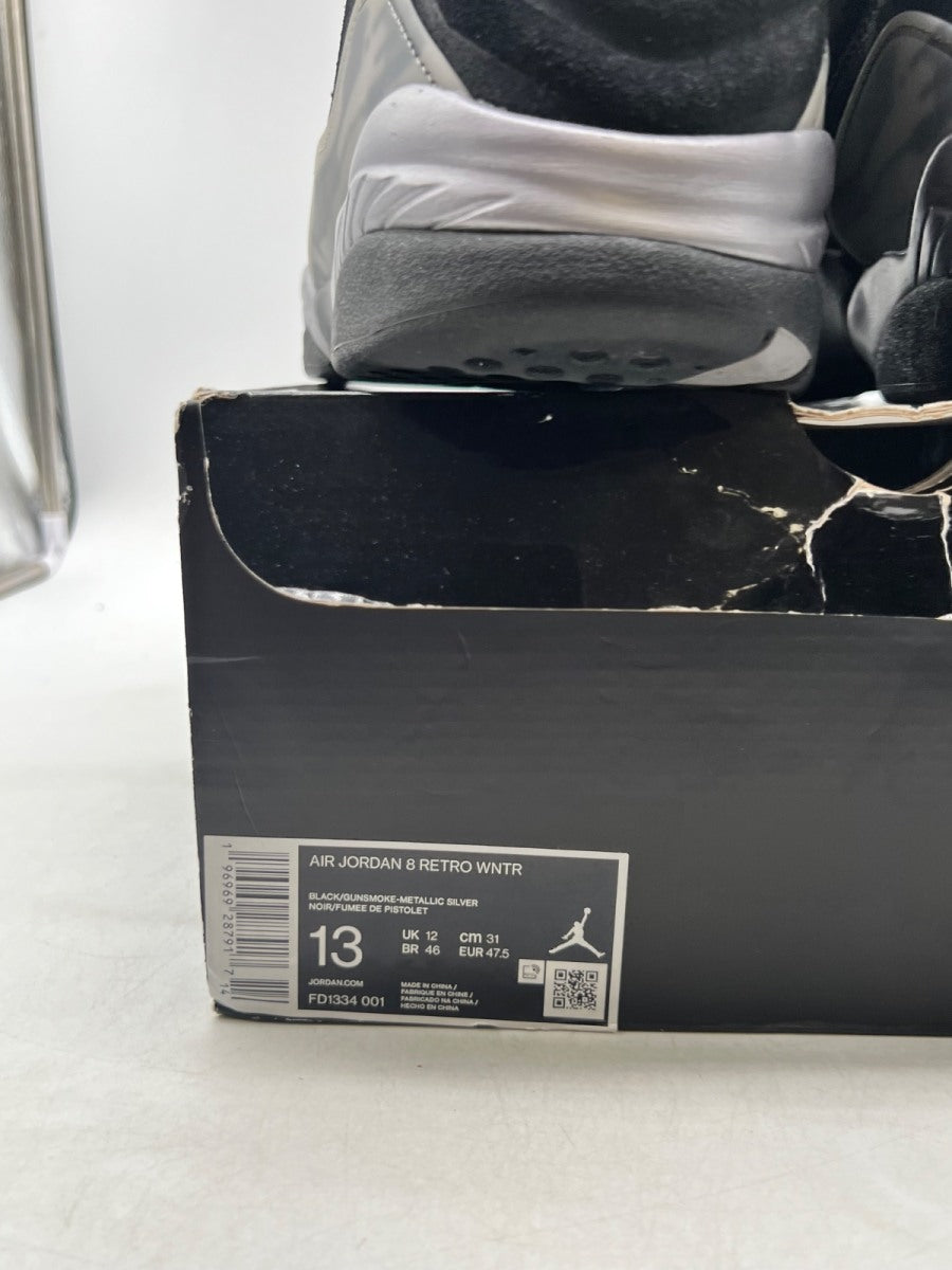 Jordan 8 Retro Winterized Gunsmoke 13 (Lightly Worn Pre-Owned) - Image 6