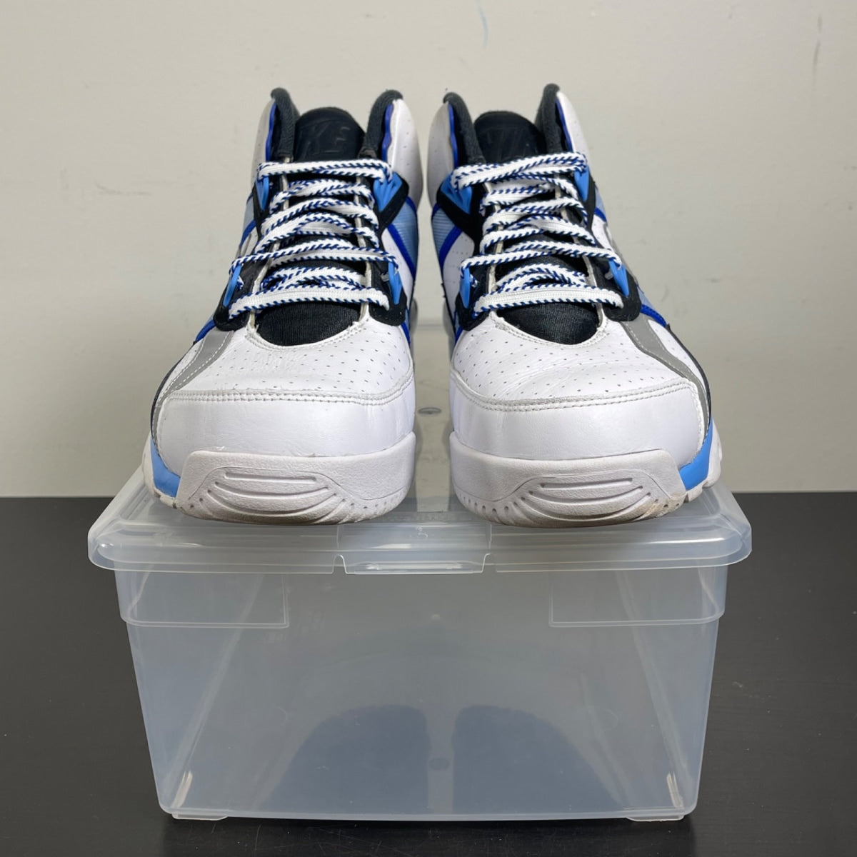 Nike Air Trainer SC High Royals 12 (Moderately Worn Pre-Owned)NikeWhite/Metallic Silver/Black - Image 2