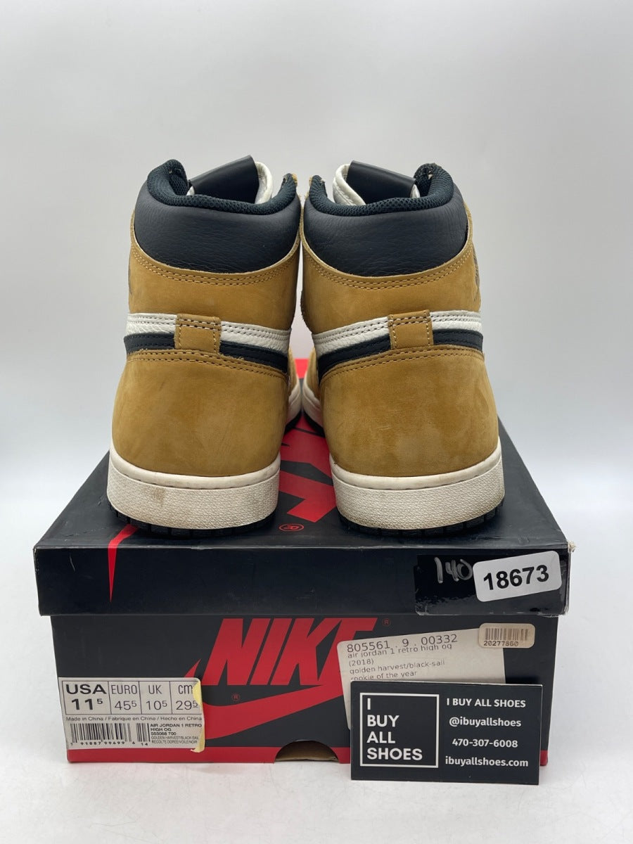 Jordan 1 Retro High Rookie of the Year 11.5 (Heavily Worn Pre-Owned) - Image 3
