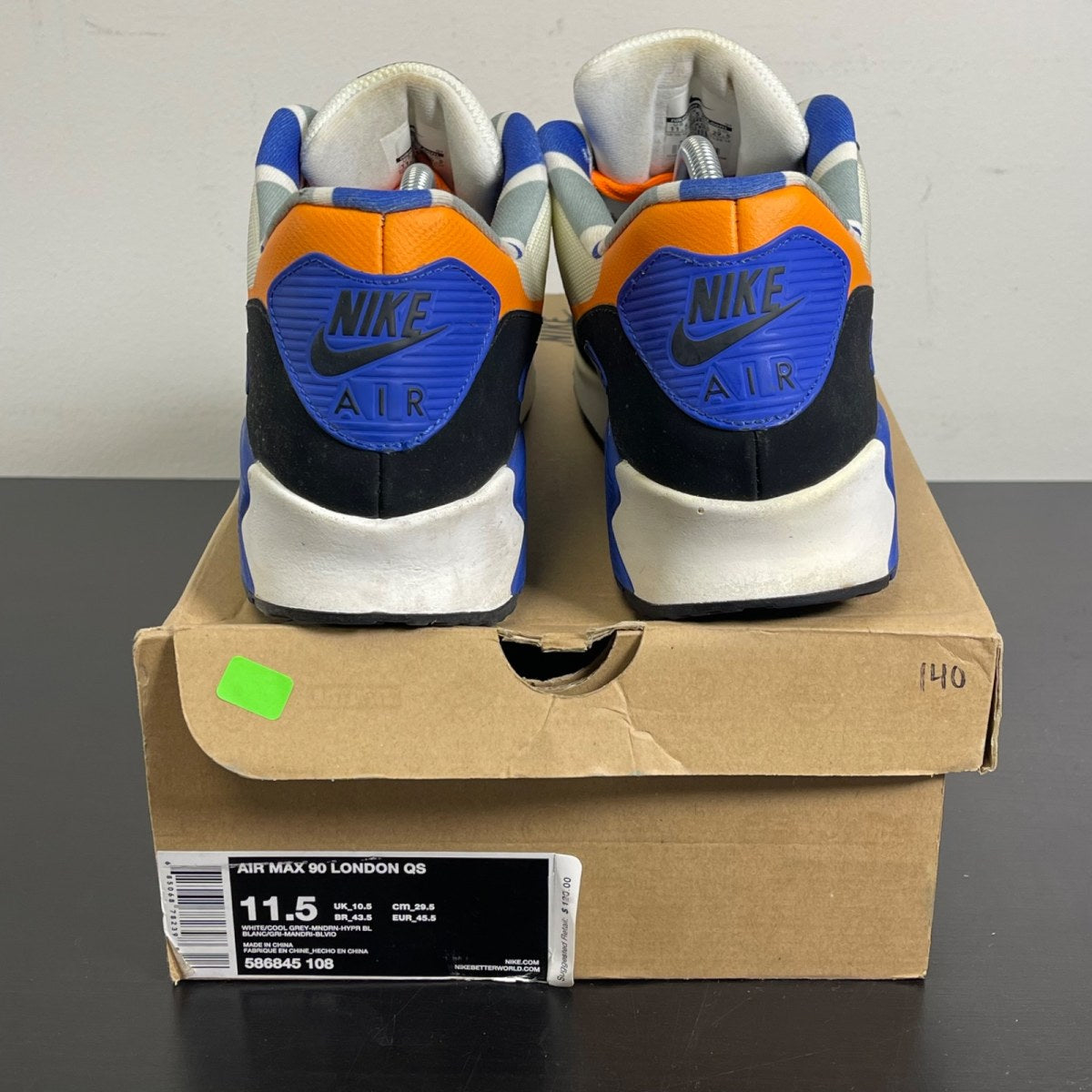 Nike Air Max 90 QS 'London' 11.5 (Moderately Worn Pre-Owned)Nike - Image 4