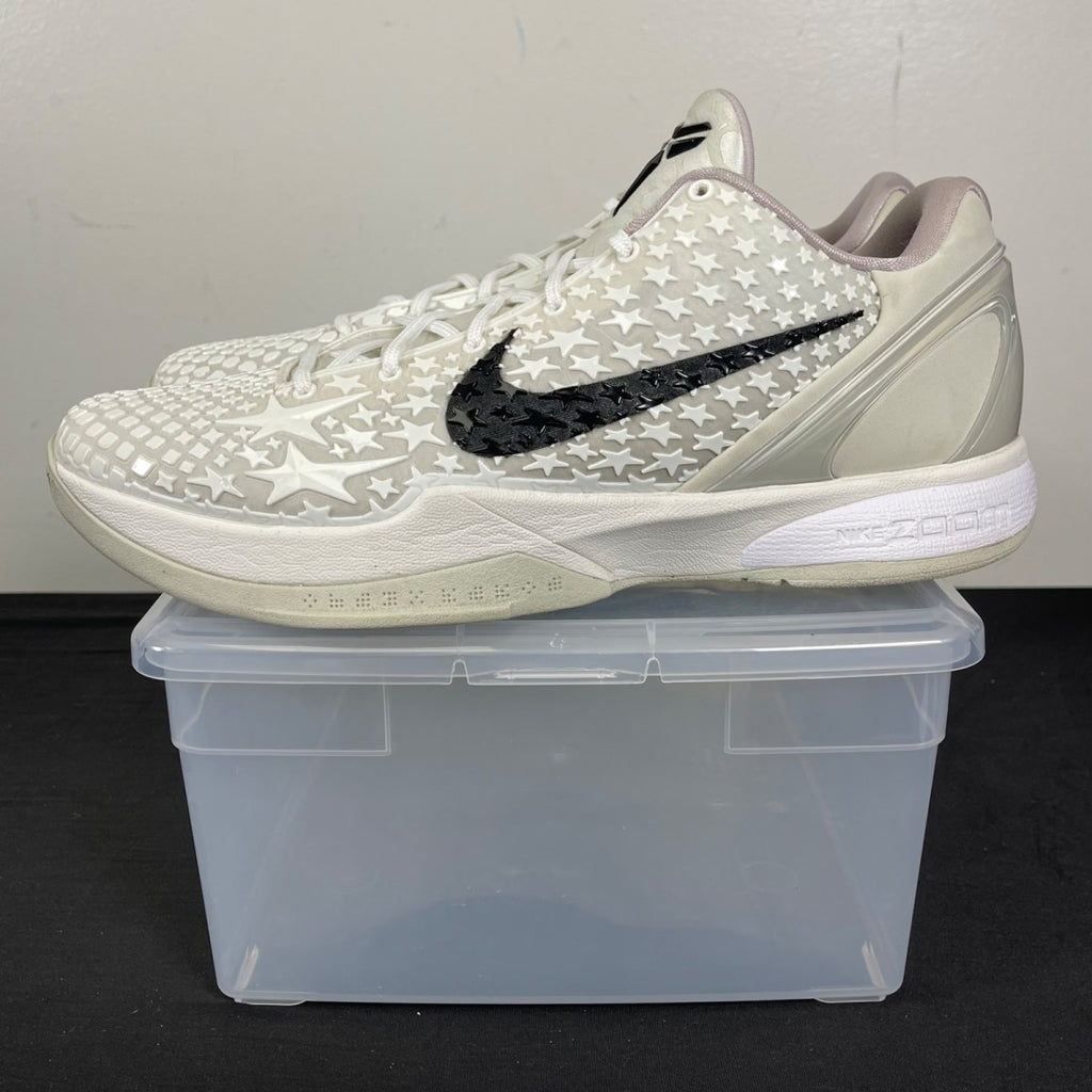 Nike Kobe 6 Protro Sail All-Star 12 (Moderately Worn Pre-Owned)NikeSail/Black/Light Bone/White/Platinum Violet - Image 3