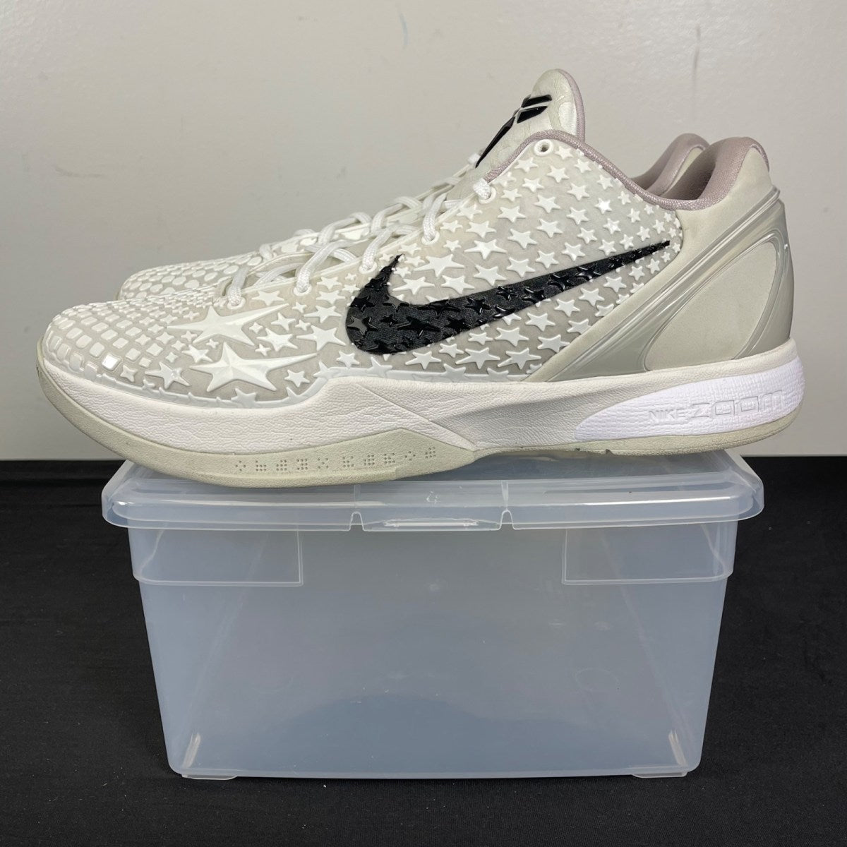 Nike Kobe 6 Protro Sail All-Star 12 (Moderately Worn Pre-Owned)NikeSail/Black/Light Bone/White/Platinum Violet - Image 3
