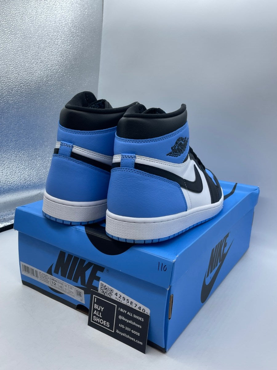 Jordan 1 Retro High OG UNC Toe 12 (Moderately Worn Pre-Owned) - Image 5