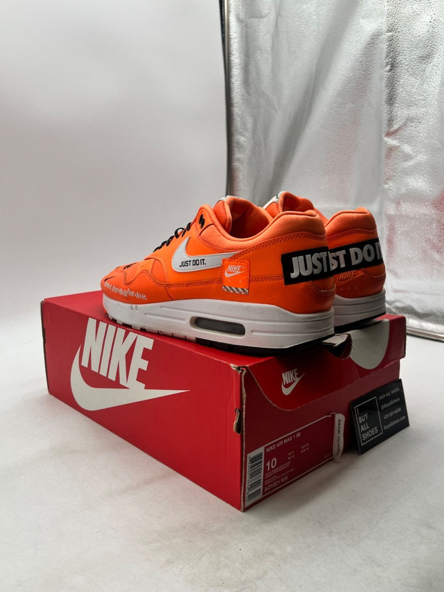 Nike Air Max 1 Just Do It Pack Orange 10 (Moderately Worn Pre-Owned) - Image 6