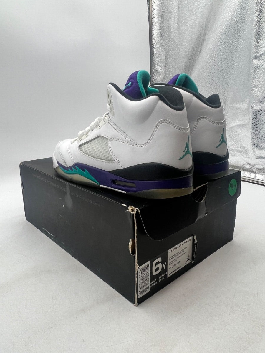 Jordan 5 Retro Grape (2013) (GS) 6Y (Moderately Worn Pre-Owned) - Image 6
