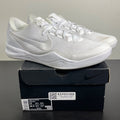 Nike Kobe 8 Protro Halo 15 (Moderately Worn Pre-Owned)NikeWhite/White-White - Image 1