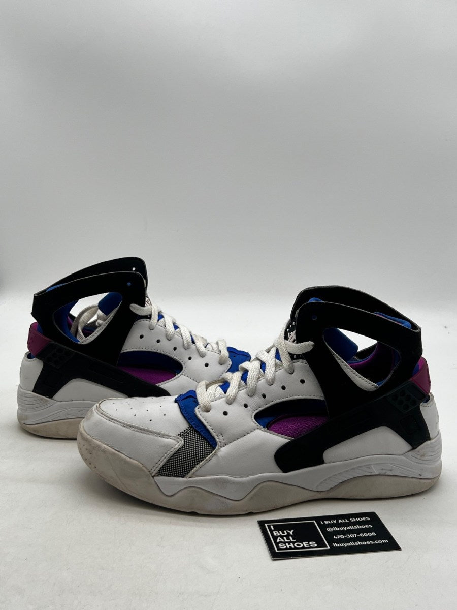 Nike Air Flight Huarache OG White Bold Berry (2014) 9.5 (Heavily Worn Pre-Owned) - Image 1