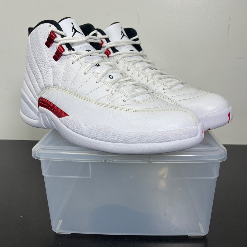 Jordan 12 Retro Twist 11 (New Pre-Owned)JordanWhite/Black-University Red - Image 1