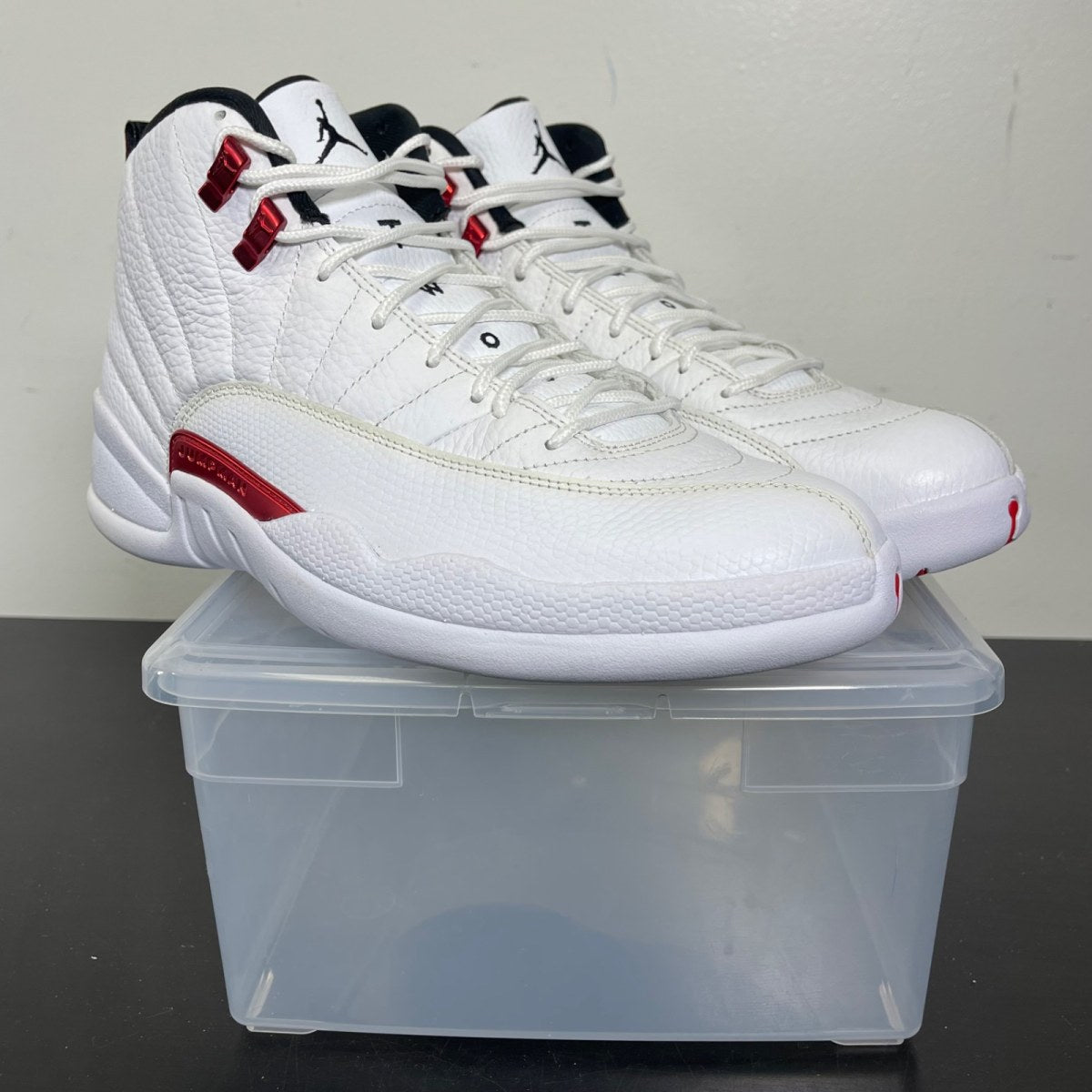 Jordan 12 Retro Twist 11 (New Pre-Owned)JordanWhite/Black-University Red - Image 1