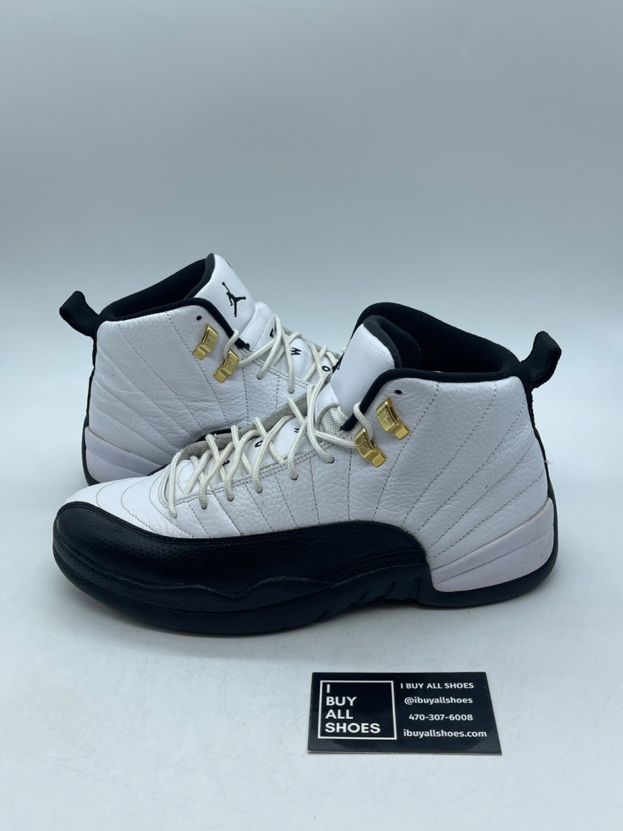 Jordan 12 Retro Taxi (2013) 9.5 (Heavily Worn Pre-Owned) - Image 1
