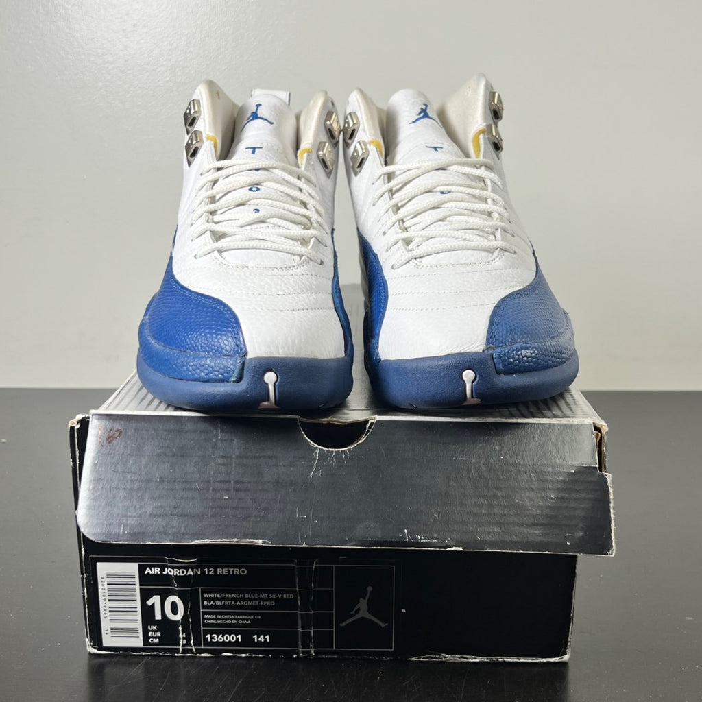 Jordan 12 Retro French Blue (2004) 10 (Lightly Worn Pre-Owned)JordanFrench Blue-Metallic Silver-Varsity Red - Image 2