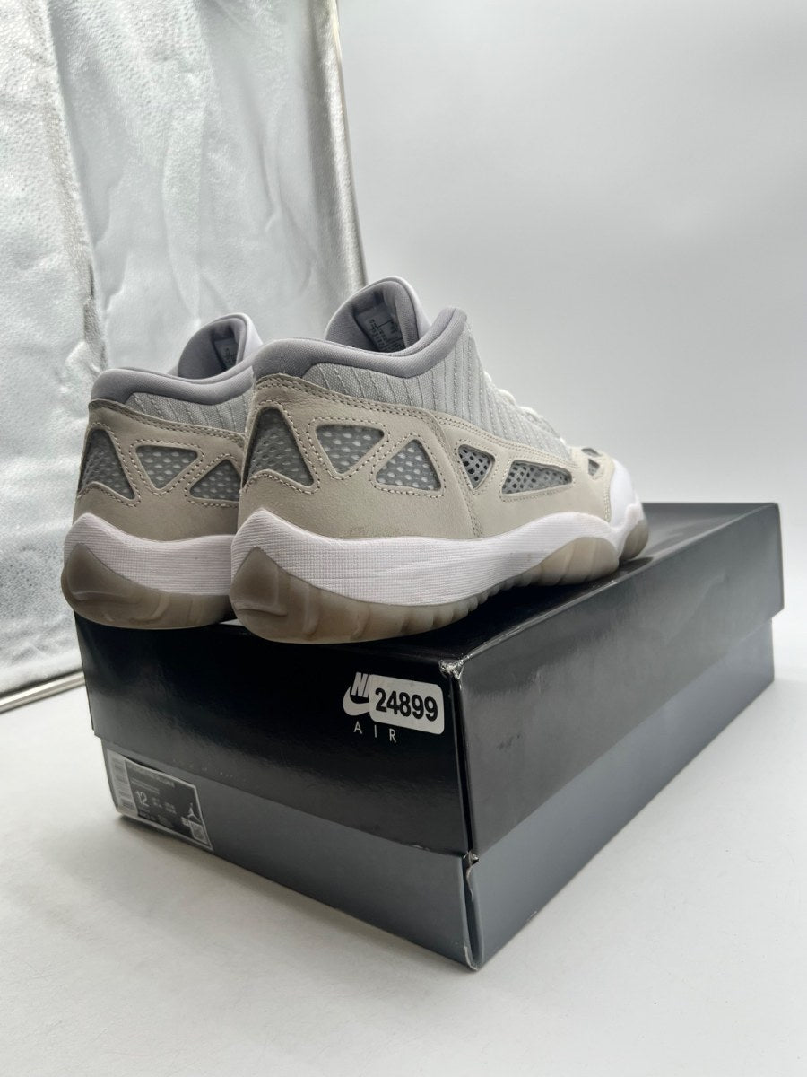 Jordan 11 Retro Low IE Light Orewood Brown 12 (Lightly Worn Pre-Owned)JordanLight Orewood Brown/Neutral Grey/White/Cement - Image 4