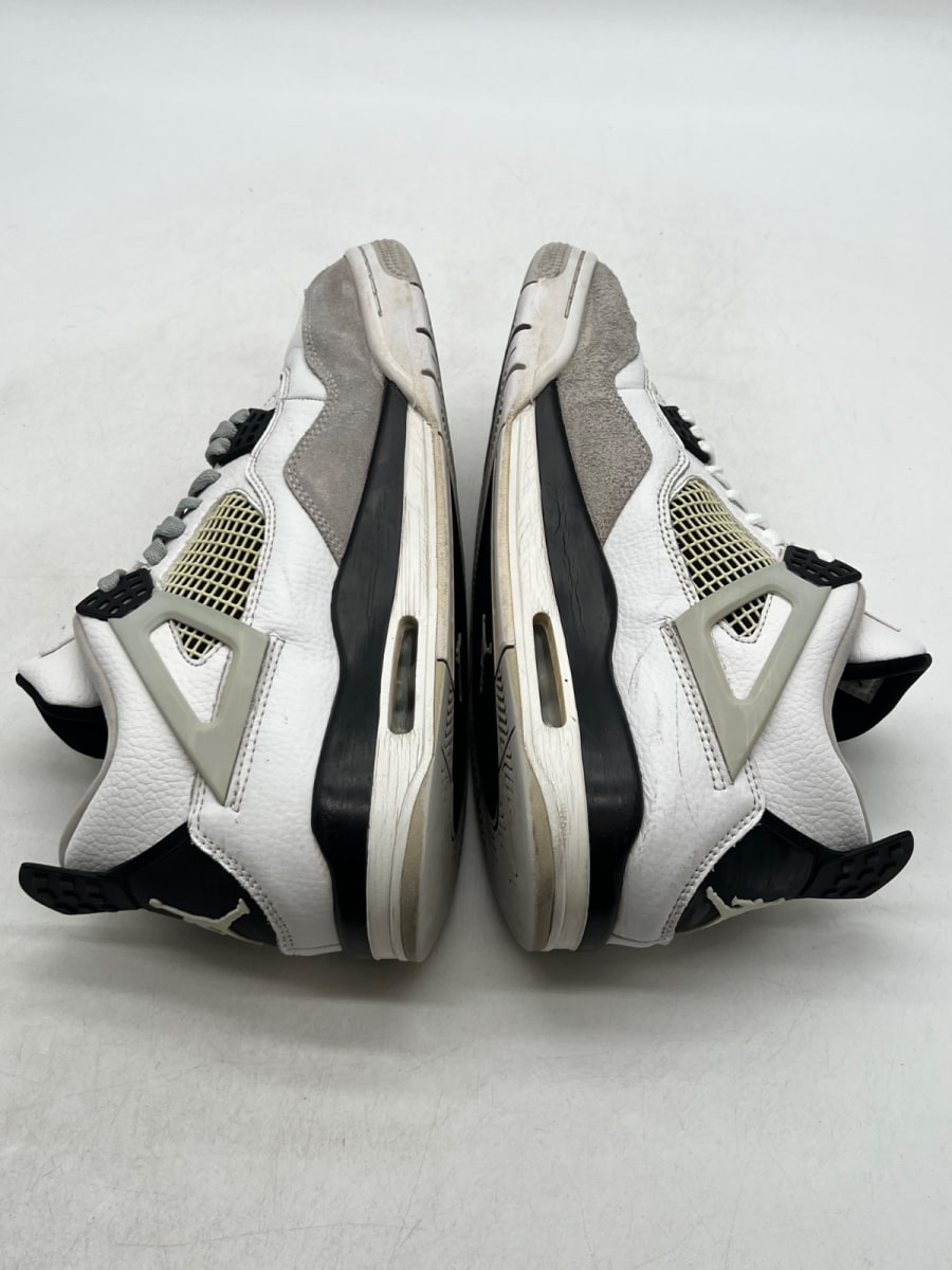 Jordan 4 Retro Military Black 10 (Moderately Worn Pre-Owned)JordanWhite/Black-Neutral Grey - Image 8