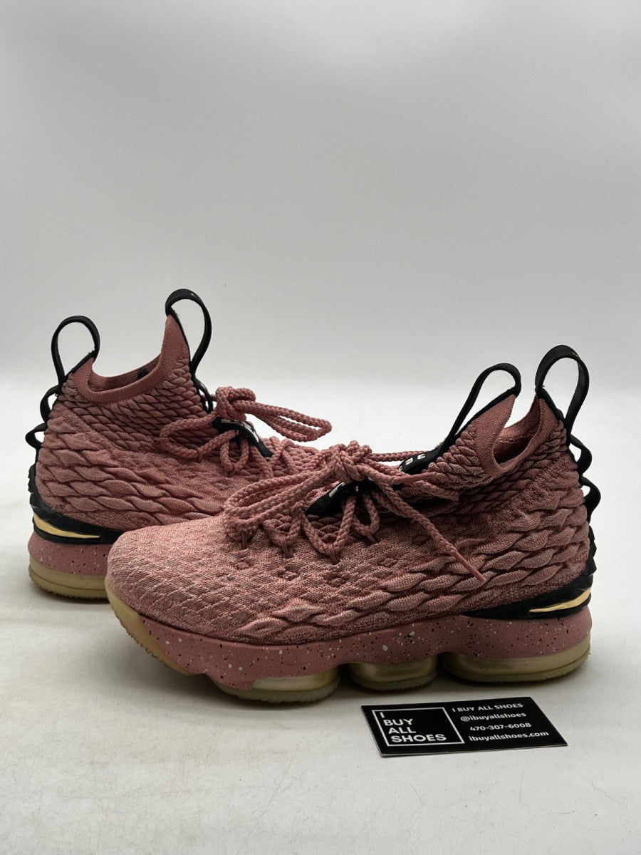 Nike LeBron 15 Rust Pink (GS) 6Y (Lightly Worn Pre-Owned) - Image 1