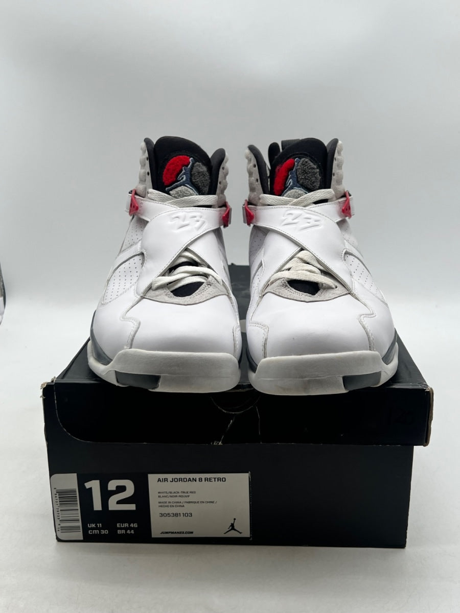 Jordan 8 Retro Bugs Bunny (2013) 12 (Lightly Worn Pre-Owned)JordanWhite/Hyper Blue-True Red-Flint Grey - Image 2