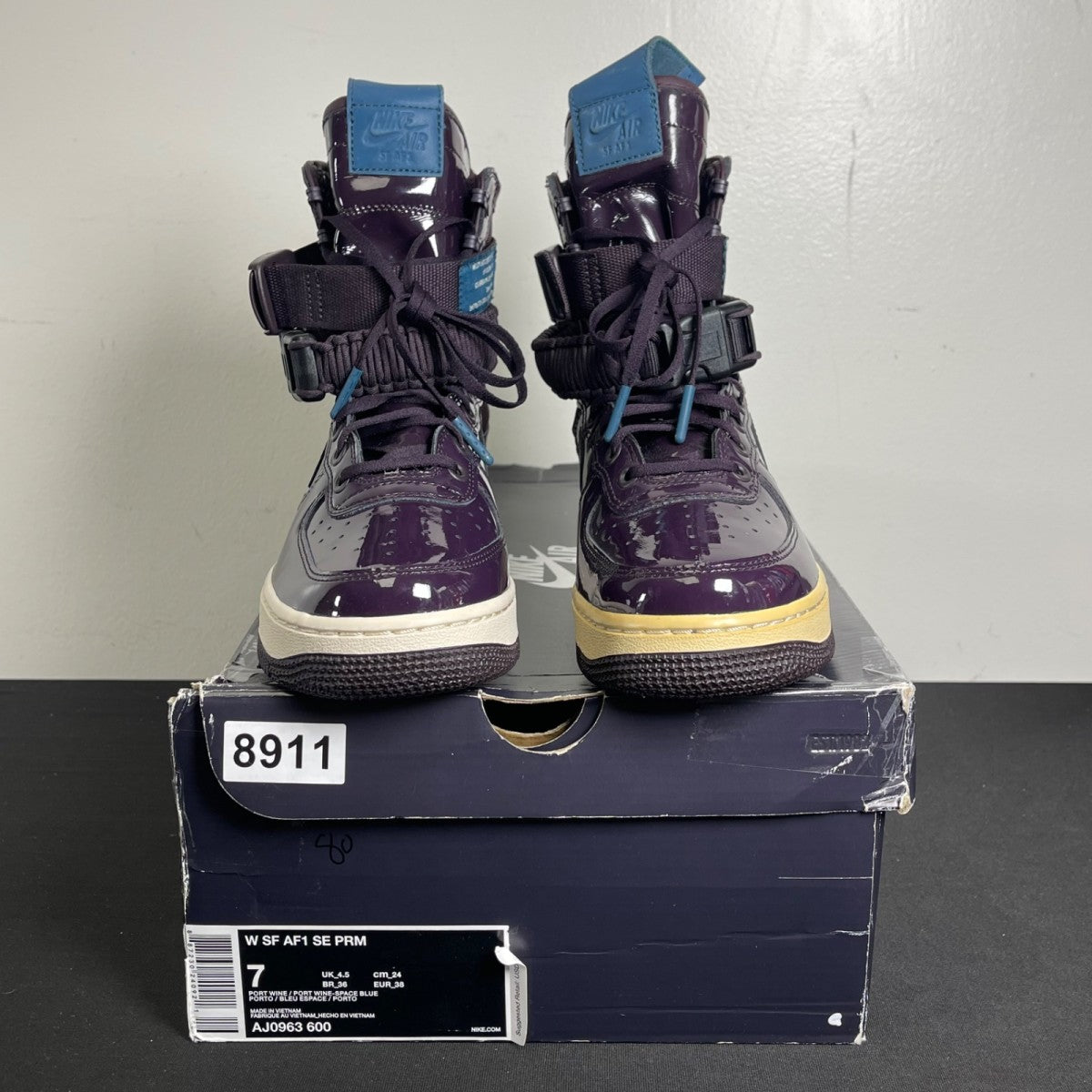 Nike SF Air Force 1 High Ruby Rose Force Is Female Port Wine (Women's) (Size 7W) - Image 2