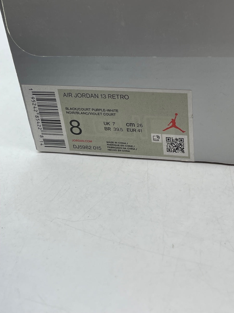 Jordan 13 Retro Court Purple 8 (Moderately Worn Pre-Owned) - Image 9