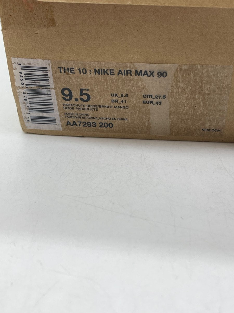 Nike Air Max 90 Off-White Desert Ore 9.5 (Moderately Worn Pre-Owned) - Image 9