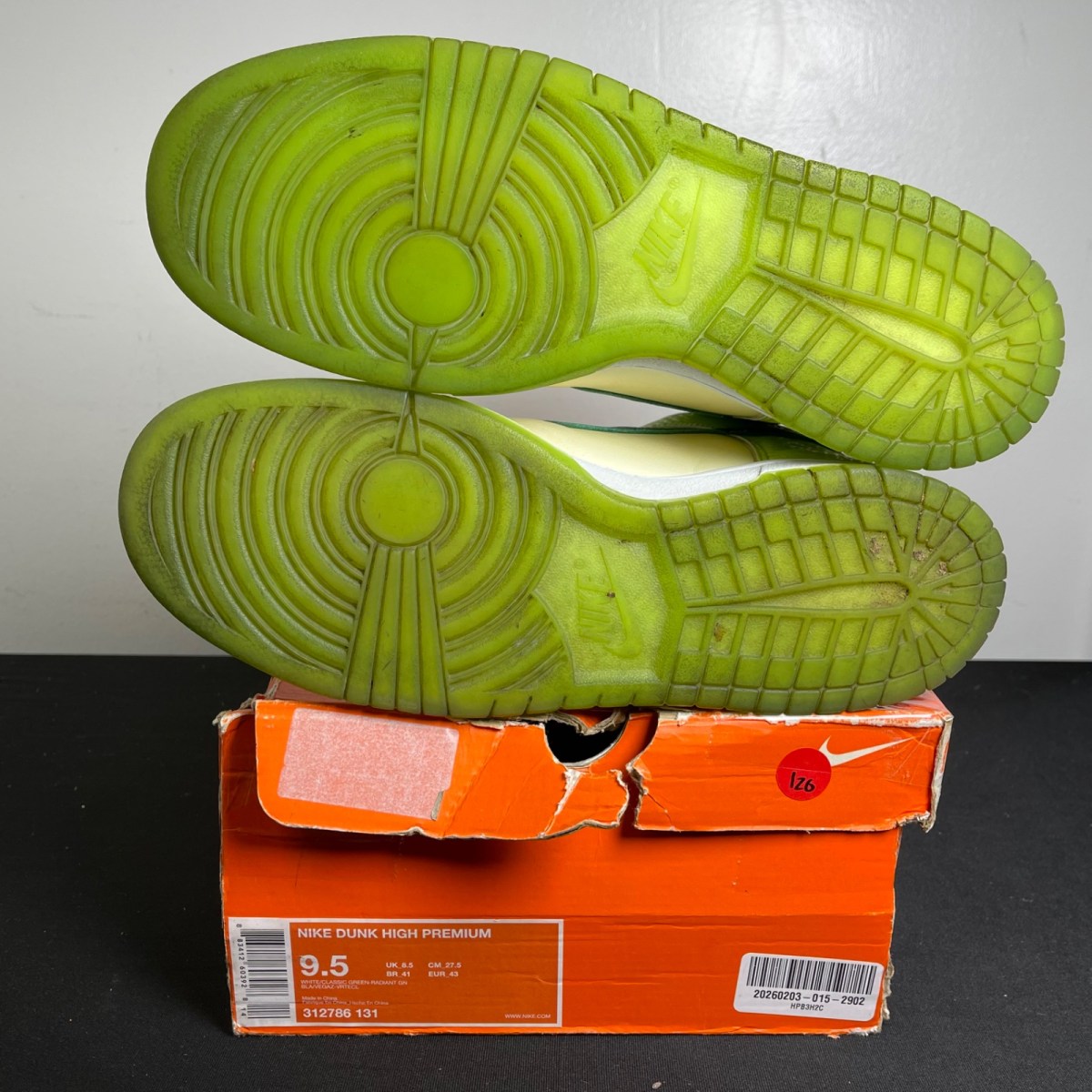 Nike Dunk High Glow-In-The-Dark 2 (Size 9.5) - Image 5