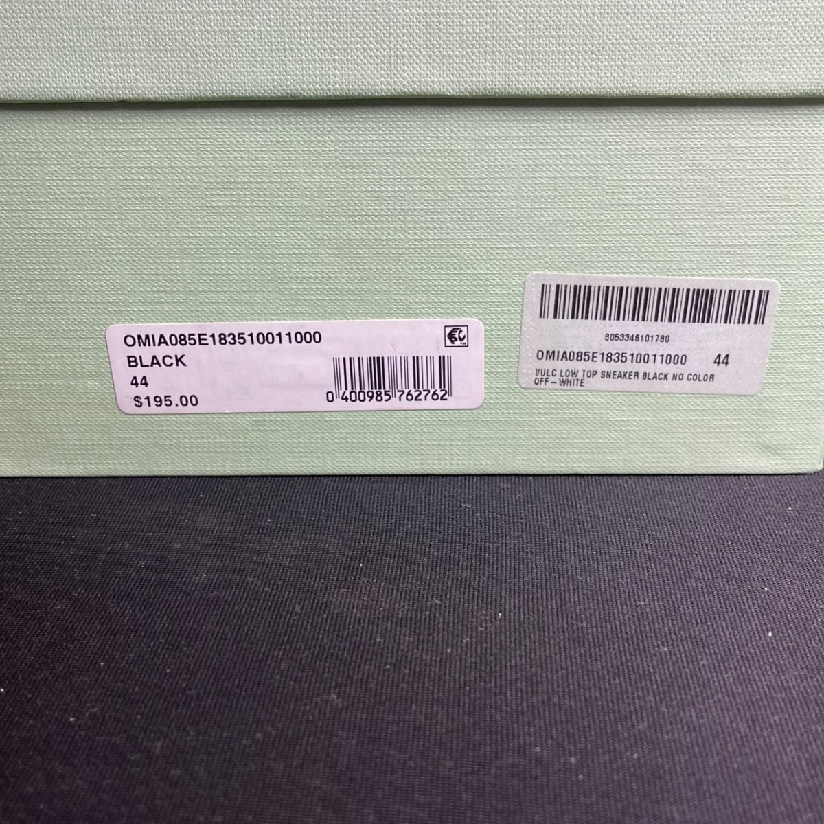 OFF-WHITE Vulc Low Black (Size 44) - Image 7