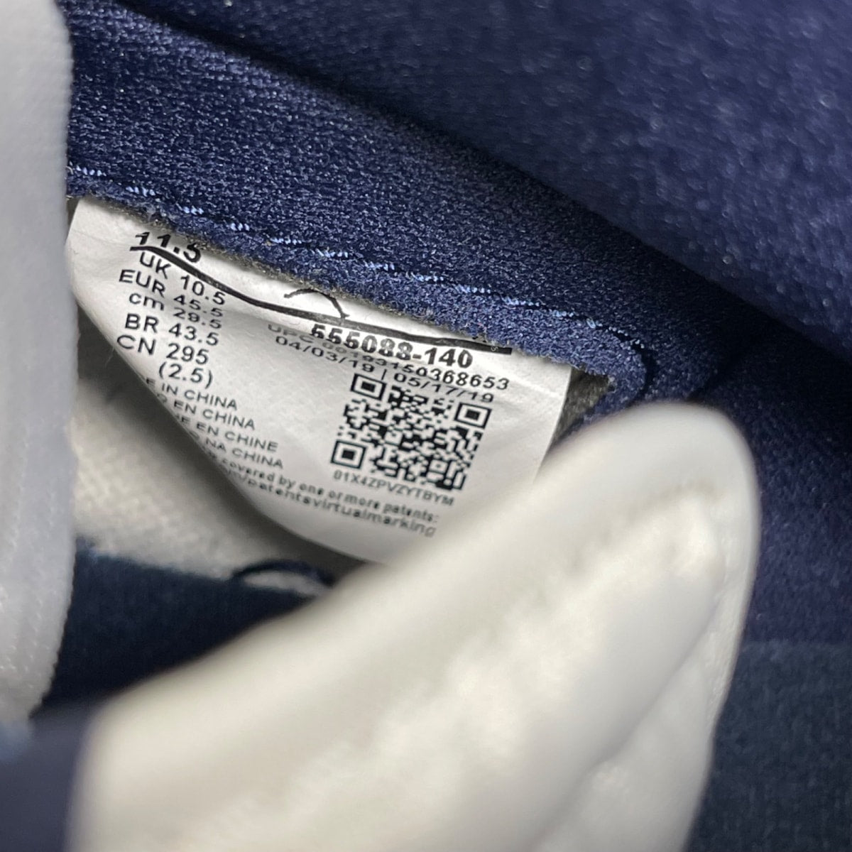 Jordan 1 Retro High Obsidian 11.5 (Moderately Worn Pre-Owned)JordanSail/Obsidian-University Blue - Image 6