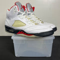 Jordan 5 Retro Fire Red Silver Tongue (2020) (Size 14) - Image 1