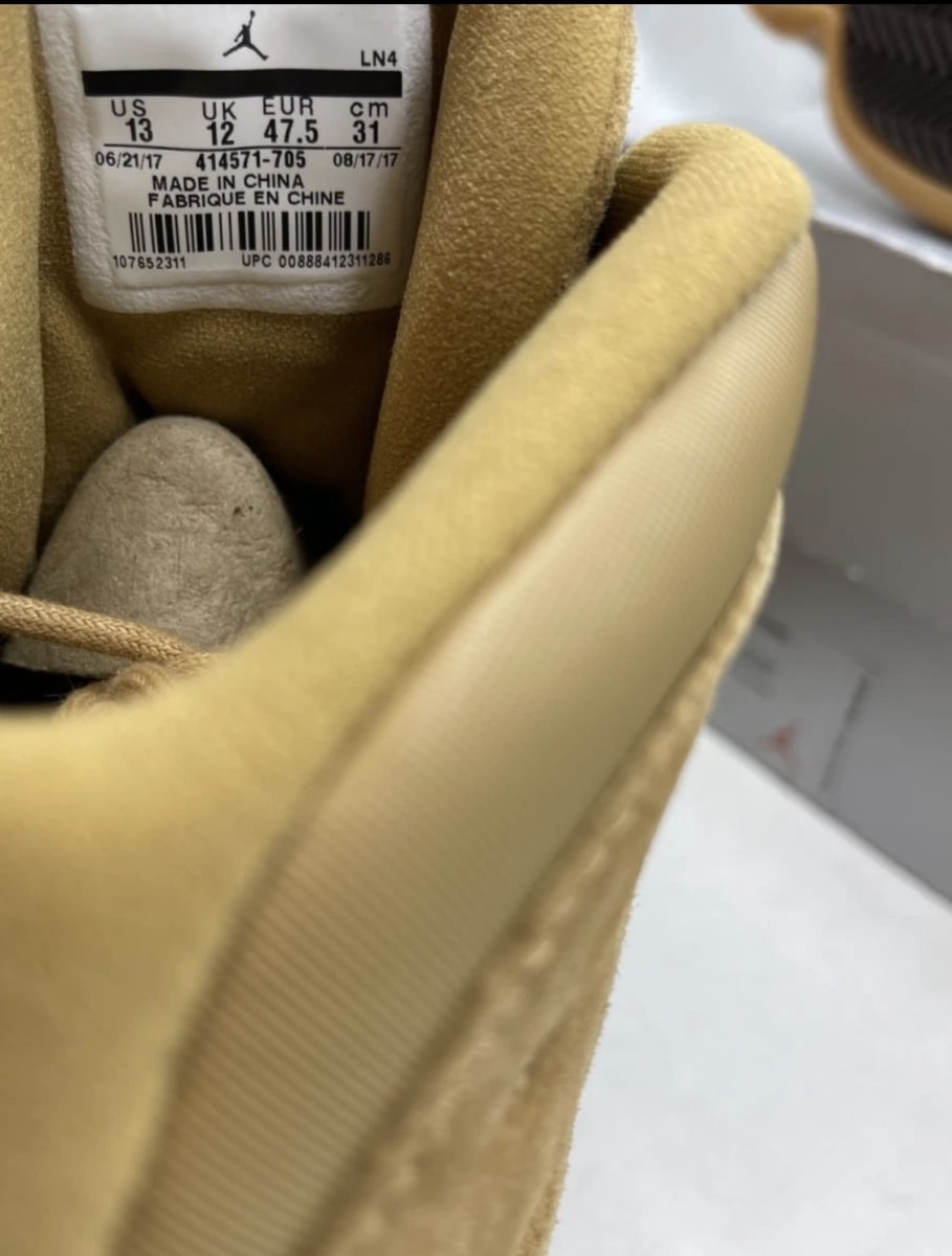 Jordan 13 Retro Wheat 13 (Lightly Worn Pre-Owned)JordanElemental Gold/Baroque Brown-Gum Yellow - Image 8