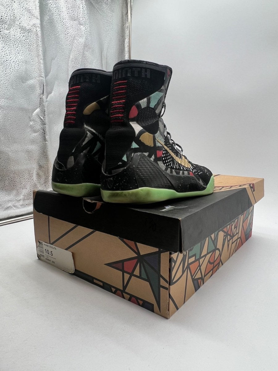 Nike Kobe 9 Elite NOLA Gumbo League Maestro 10.5 (Lightly Worn Pre-Owned)NikeBlack/Metallic Gold-White - Image 5